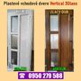 Plastové vchodové dvere - Vertical 3Glass
