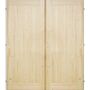 H dveře dvoukřídlé SLIM plné 160cm